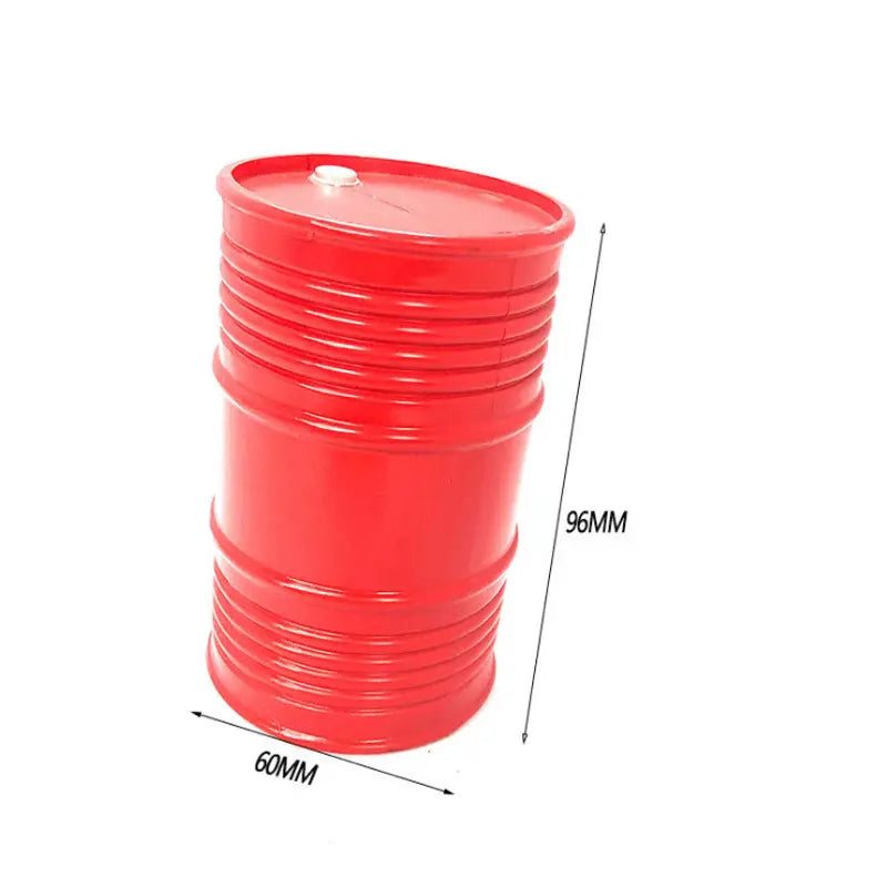 Scale Oil Drum (Red) 1:10 Scale