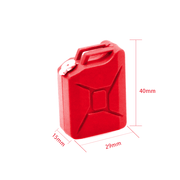 1/10 Scale Jerry Can (Red)