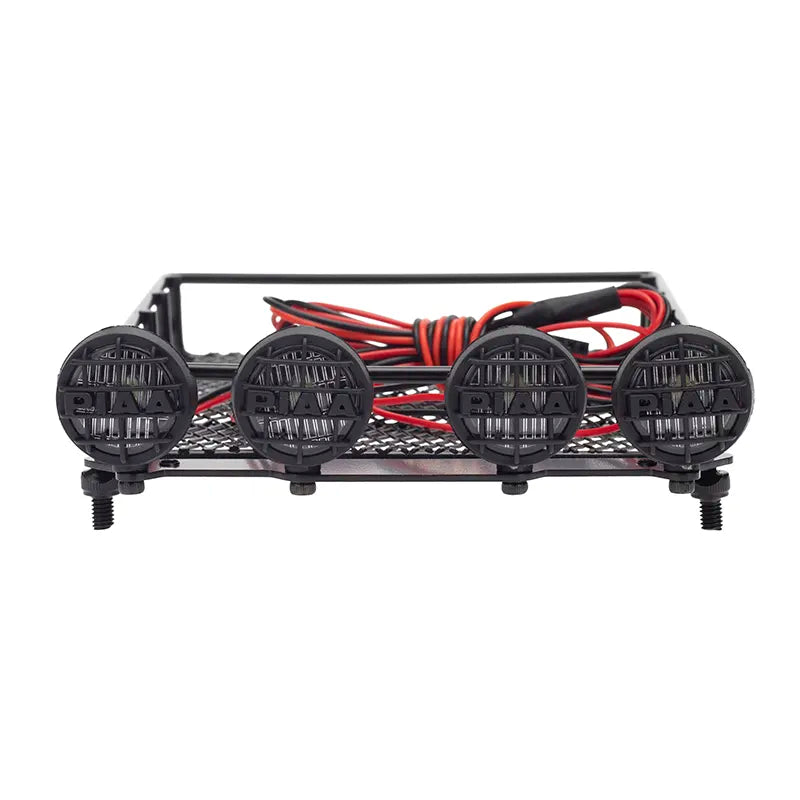 SWB Steel 1/10 Roof Rack with LED Light Bar for 1/10 RC Crawler