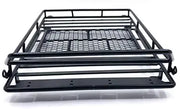 Steel 1/10 Roof Rack with LED Light Bar for 1/10 RC Crawler