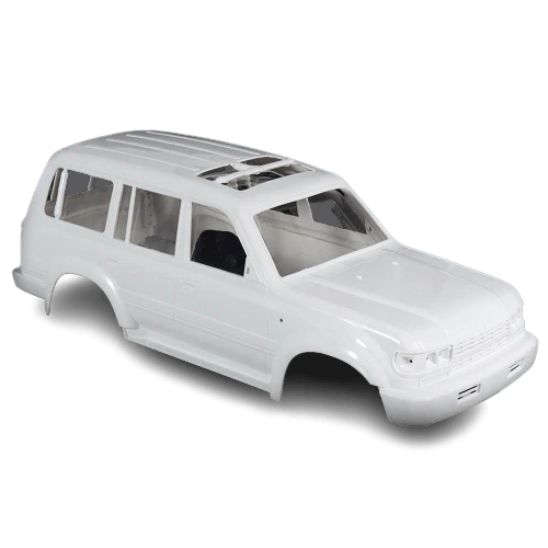 White Toyota LC80 313mm Wheelbase Hardbody