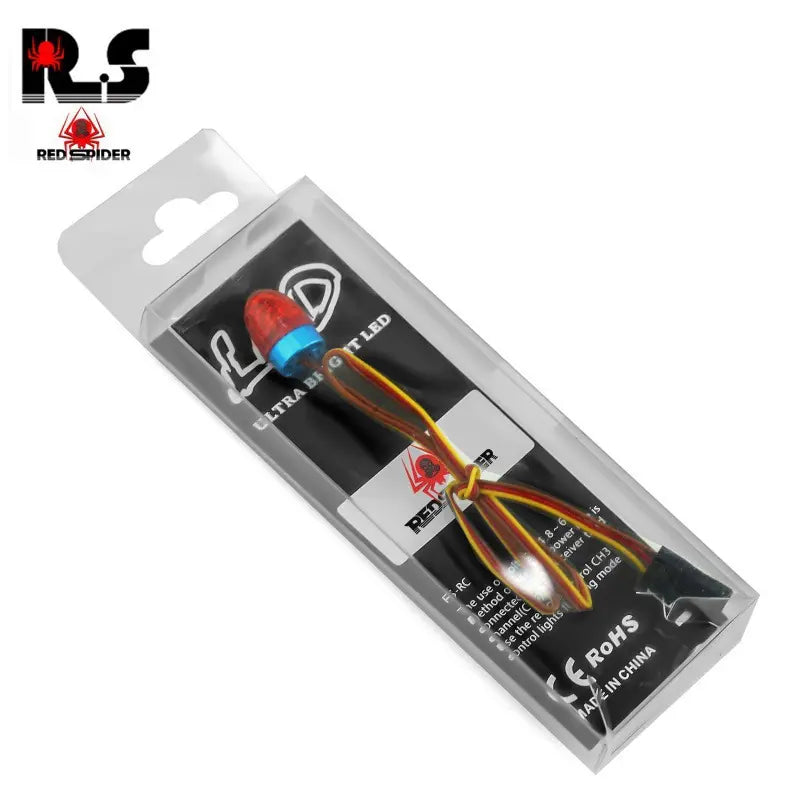 Hazzard/Emergency Red Flashing LED Light