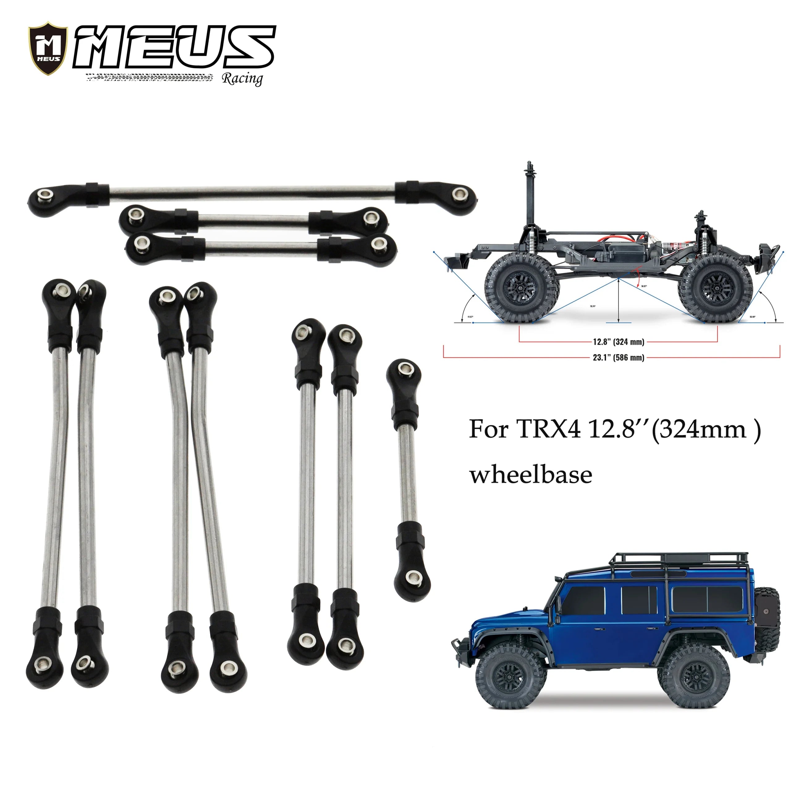 Traxxas TRX4 High Clearance Links 324mm