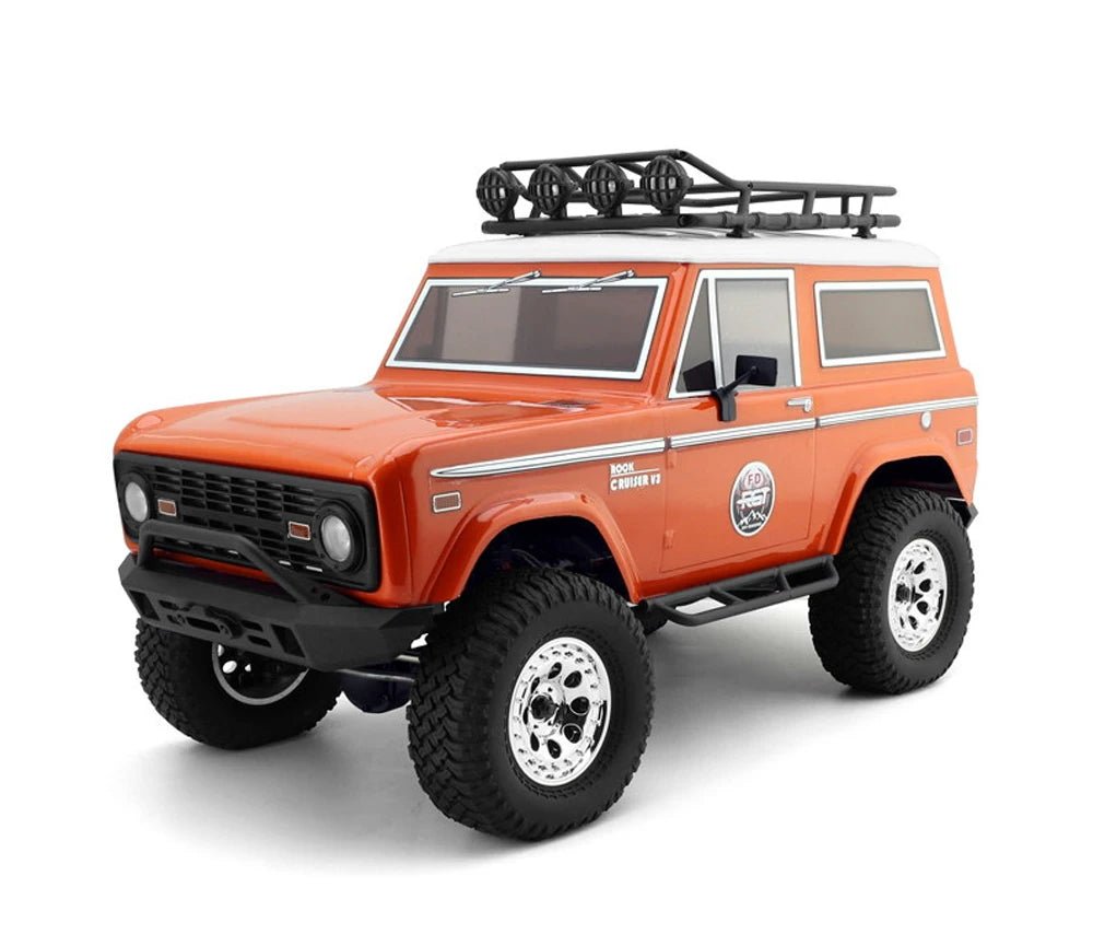 RGT Rock Crawler 136100V3 - FD 1/10 RC Electric 4WD RC Car - Red Orange - Six33 RC
