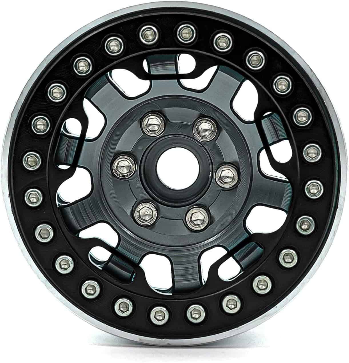 Beadlock Cover Ring + Screws (Black)