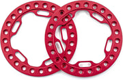 Beadlock Cover Ring + Screws (Red)