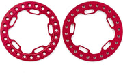 Beadlock Cover Ring + Screws (Red)