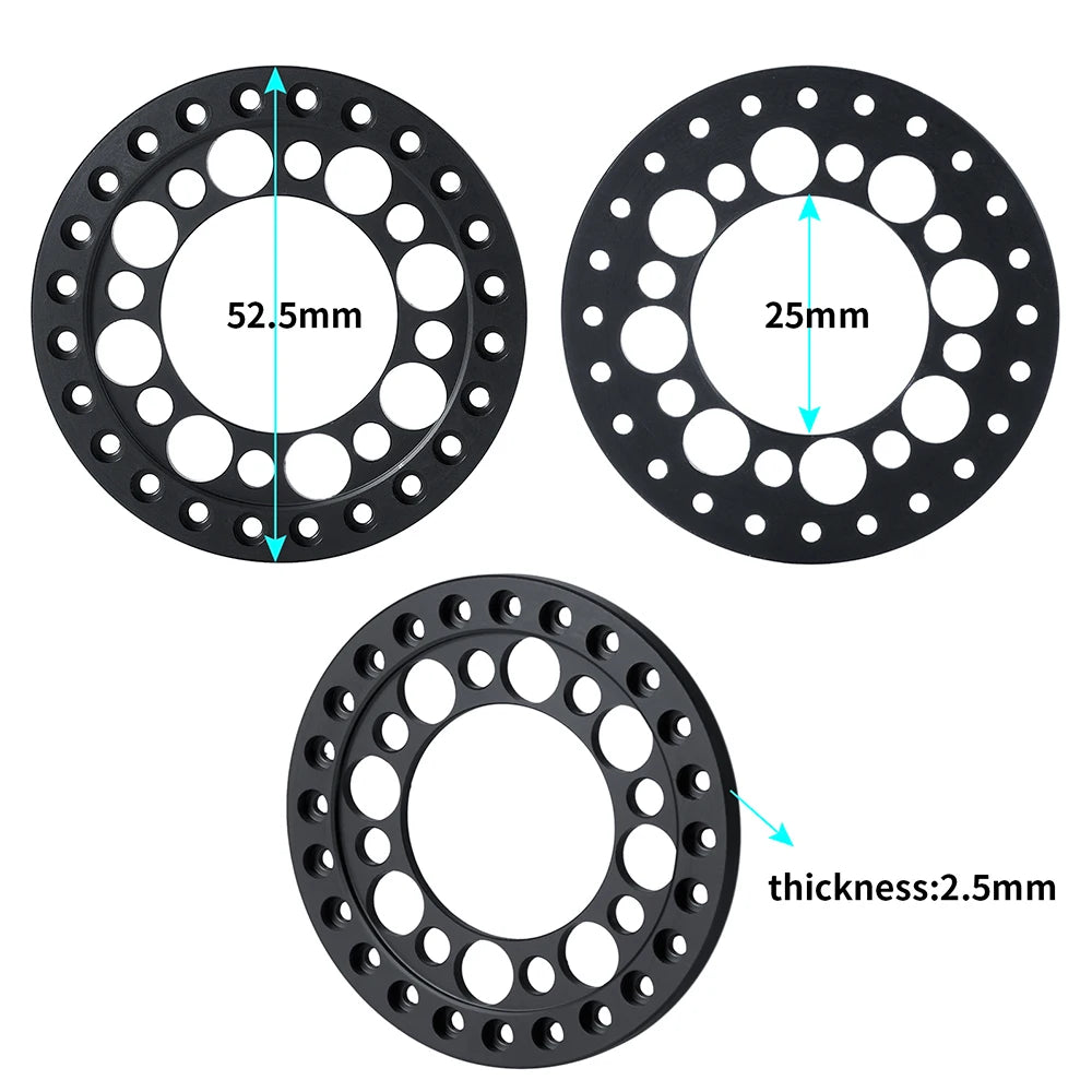 Beadlock Cover Ring + Screws Type B (Silver)