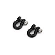 1:18 Scale Metal Tow Hook Shackles (Black) 2pcs