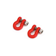 1:18 Scale Metal Tow Hook Shackles (Red) 2pcs (Copy)