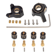 MEUS Racing Brass Steering Knuckles and Widened Wheel Hex Connector for 1/24 Axial SCX24 90081 C10