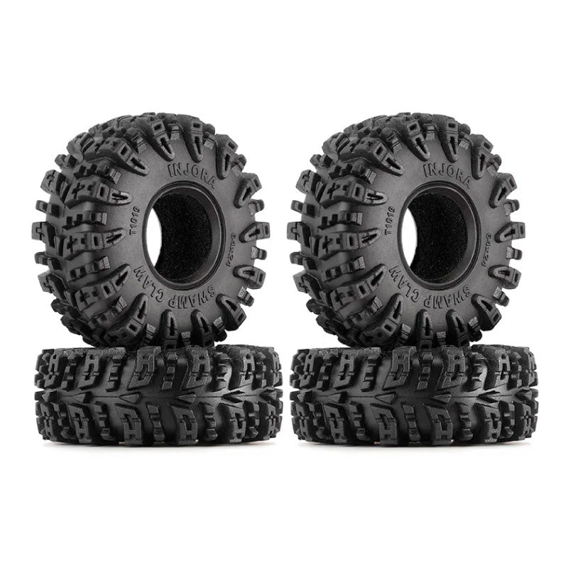 INJORA Swamp Claw 1.0" M/T Tyres (4) (64mm)
