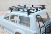 Team Raffee co. Co. Metal Roof Rack Luggage for TRC/302243 LC80 Hard Body