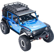 YK4102 Pro 1:10 Jeep Rubicon RC Crawler (Blue) - Six33 RC