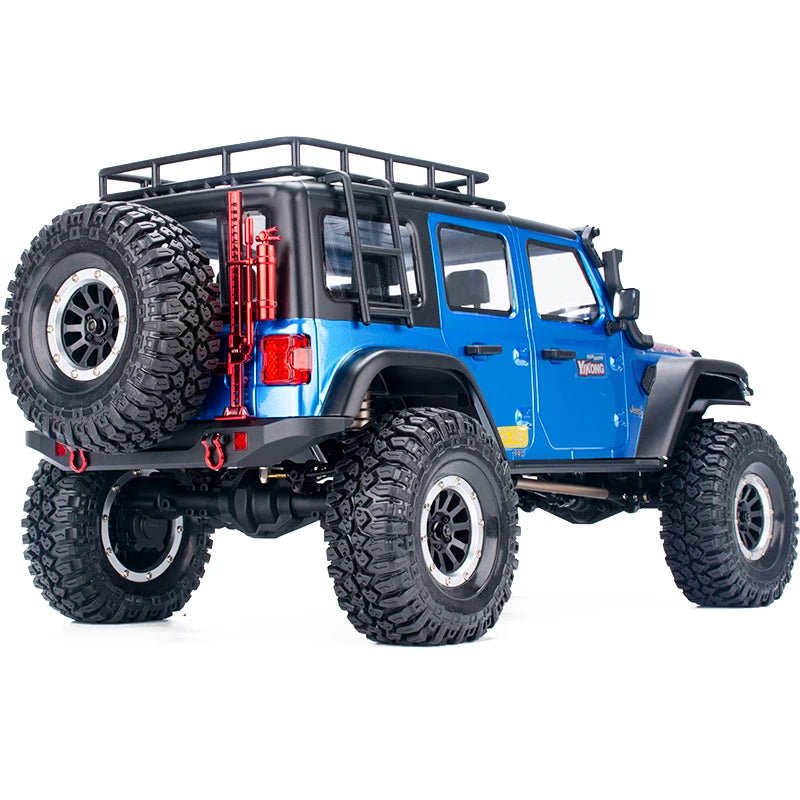 YK4102 Pro 1:10 Jeep Rubicon RC Crawler (Blue) - Six33 RC